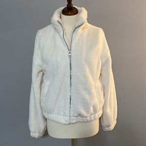 Faux Fur Jacket Haute Monde Juniors Large Off White